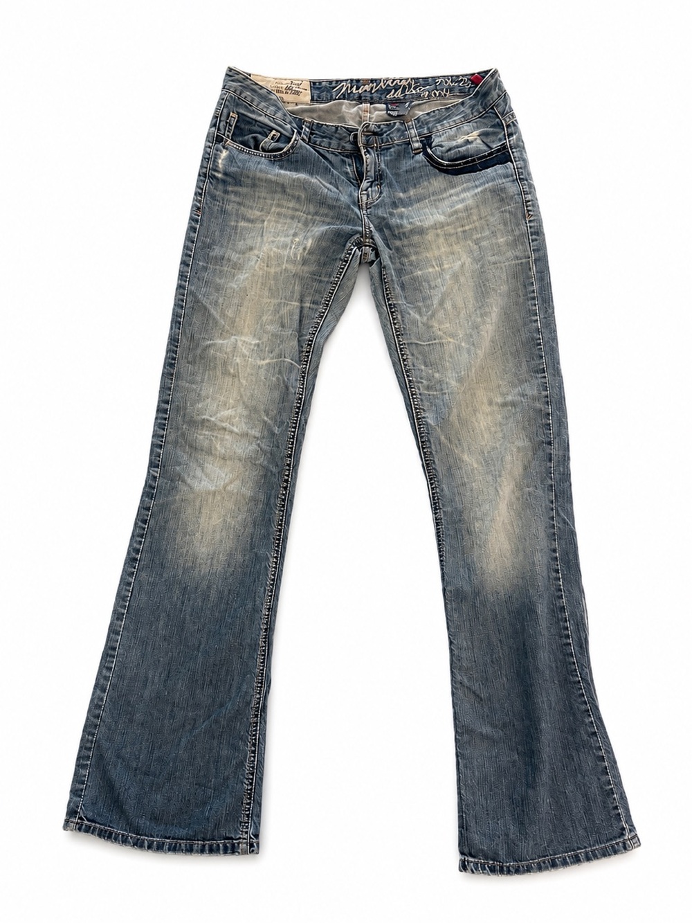 Buffalo David Bitton Women's Light Blue Flare Jeans